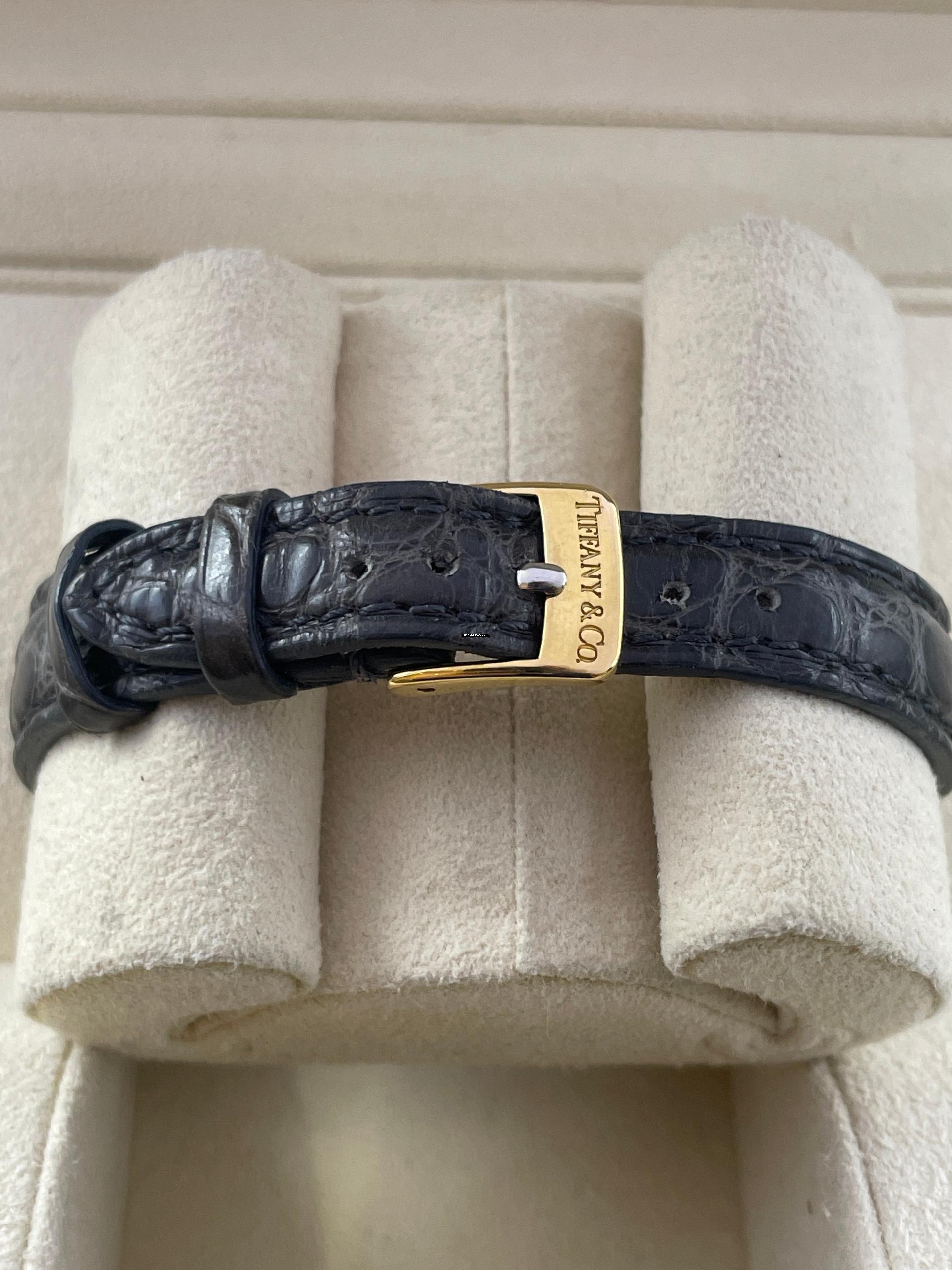 Thumbnail von Tiffany & Co Intaglio Fullgold 18Kt with Diamonds setting watch only