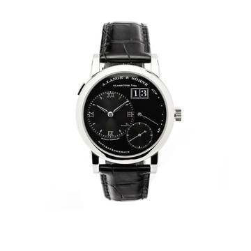 A. Lange & Söhne Lange 1 Platin Black Dial Darth / Service bei A. Lange & Söhne