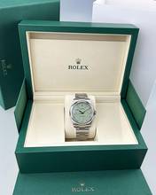 Thumbnail von Rolex Oyster Perpetual 41 Pistachio 02/2026 Ref. 134300 neu/ungetragen Full Set deutsche Auslieferung (LC100) Rolex Price-Hangtag