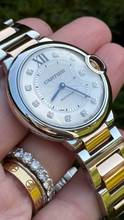 Thumbnail von Cartier Ballon Bleu 36mm Rosegold/steel diamond dial - top condition