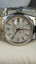 Thumbnail von Rolex Datejust 36 Linen Dial Top Condition + Rolex Service / NFT Card 10/27