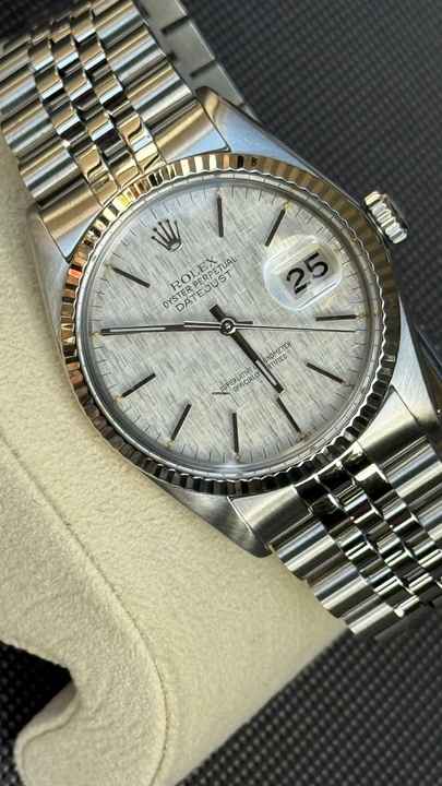  Rolex Datejust 36 Linen Dial Top Condition + Rolex Service / NFT Card 10/27 
