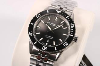 Thumbnail von Raymond Weil Freelancer Diver ref 2775-ST1-20051 – Neu 2026 – Vollverklebt – EU-Ware – MwSt. ausweisbar
