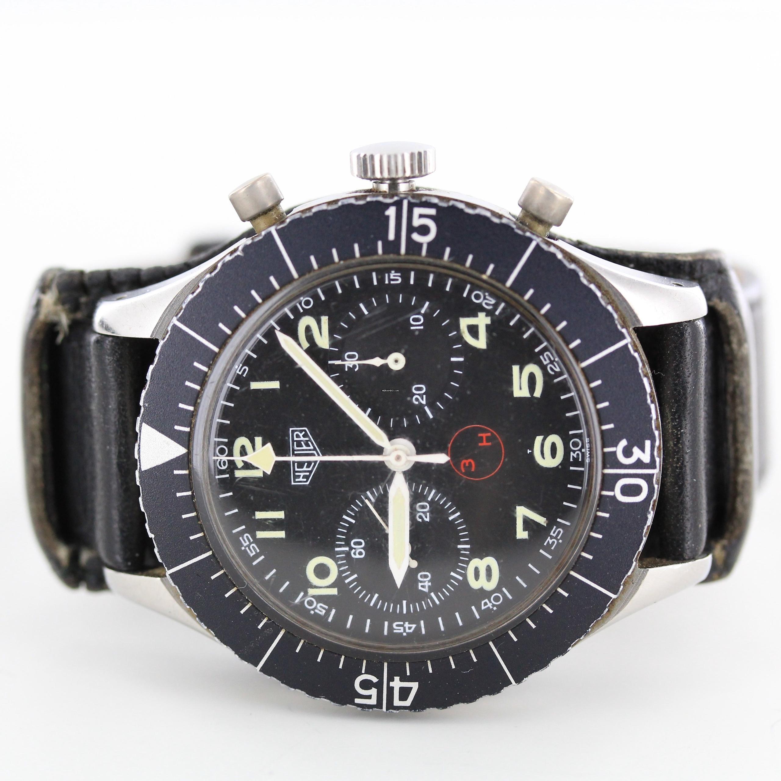 Thumbnail von Heuer Bundeswehr Flyback Ref.1550 SG//VINTAGE//#KS