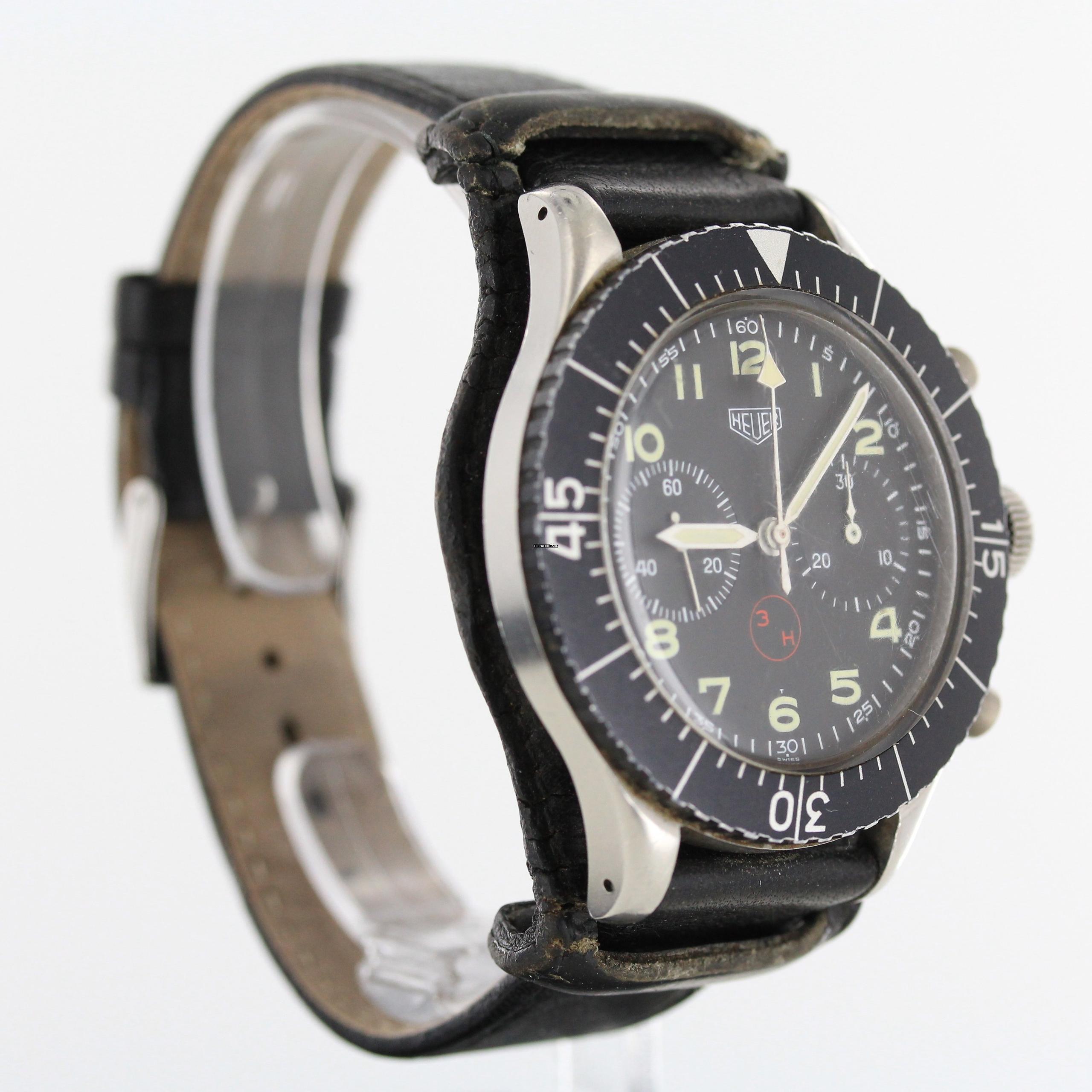 Thumbnail von Heuer Bundeswehr Flyback Ref.1550 SG//VINTAGE//#KS
