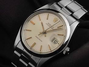 Thumbnail von Rolex Oysterdate Precision Ref.6694 1975 Box&Beschreibung sehr gut Vintage Oysterdate Precision open 6/9