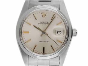 Thumbnail von Rolex Oysterdate Precision Ref.6694 1975 Box&Beschreibung sehr gut Vintage Oysterdate Precision open 6/9