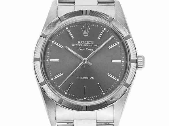  Rolex Air King Precision Ref.14010 1995 Box sehr gut Vintage Air King Precision Stahl 