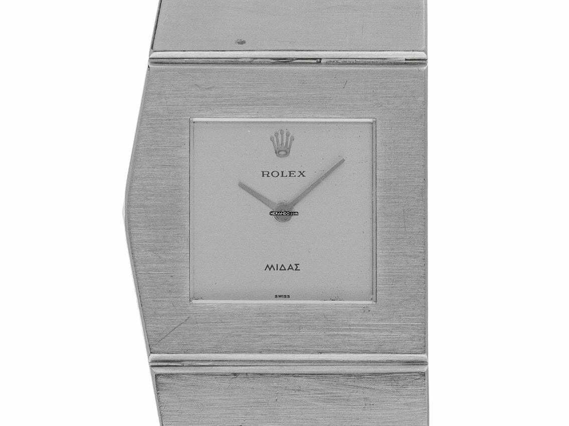 Rolex King Midas Ref.9630 1967 Box&Beschreibung original Zustand Vintage King Midas 18kt Weißgold 189g