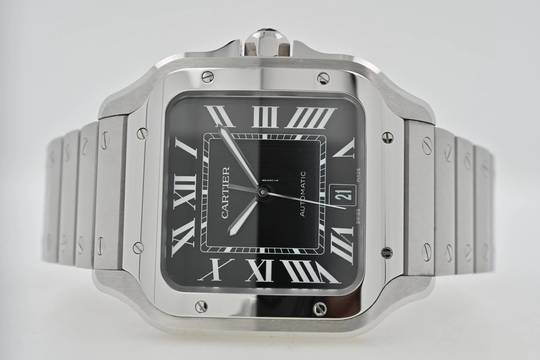  Cartier Santos de Cartier Large Black Dial WSSA0096 