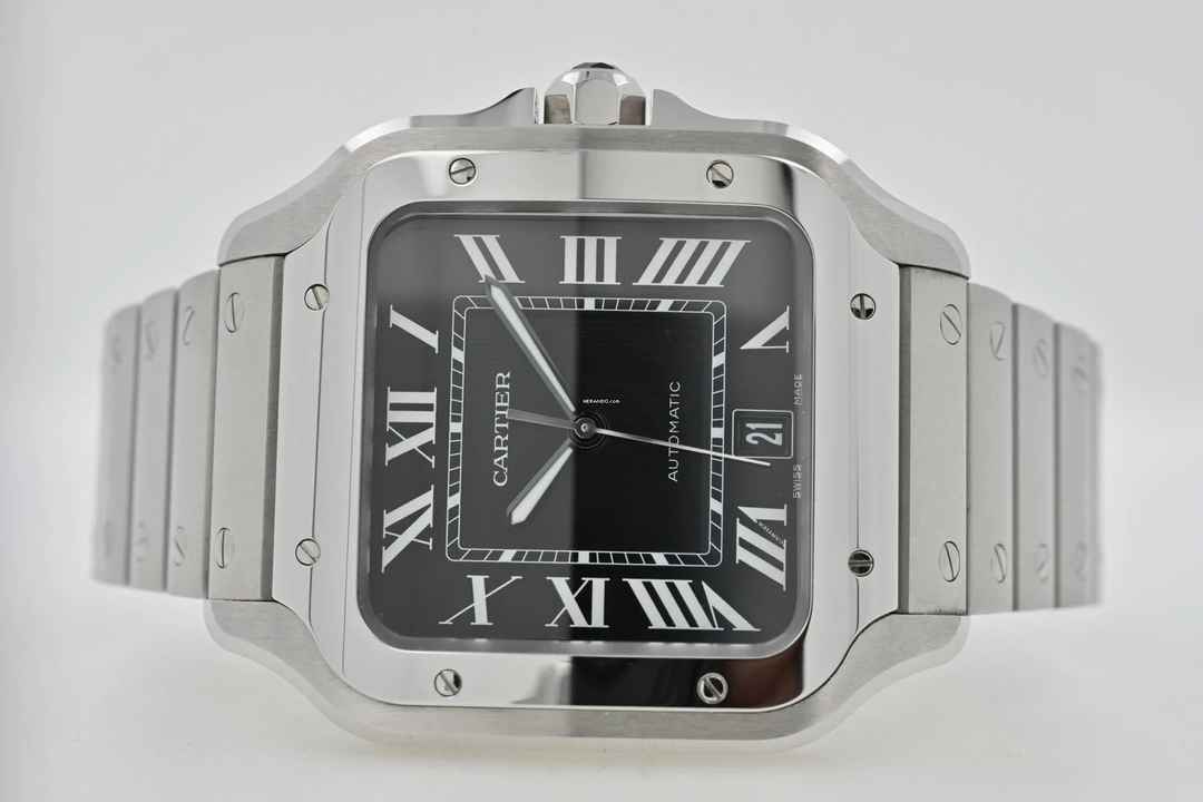  Cartier Santos de Cartier Large Black Dial WSSA0096 