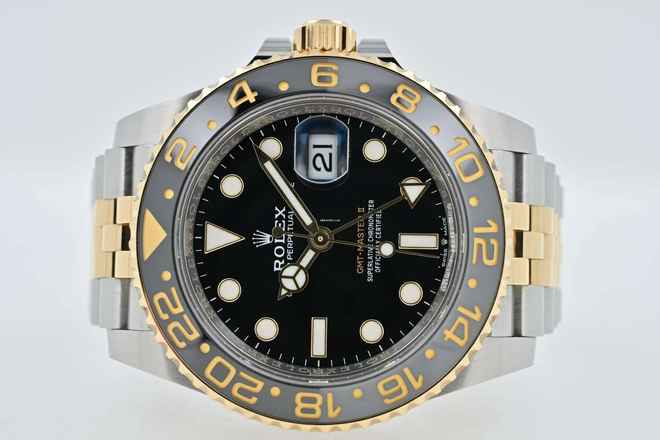  Rolex GMT-Master II 126713GRNR Steel Gold Grey Black 