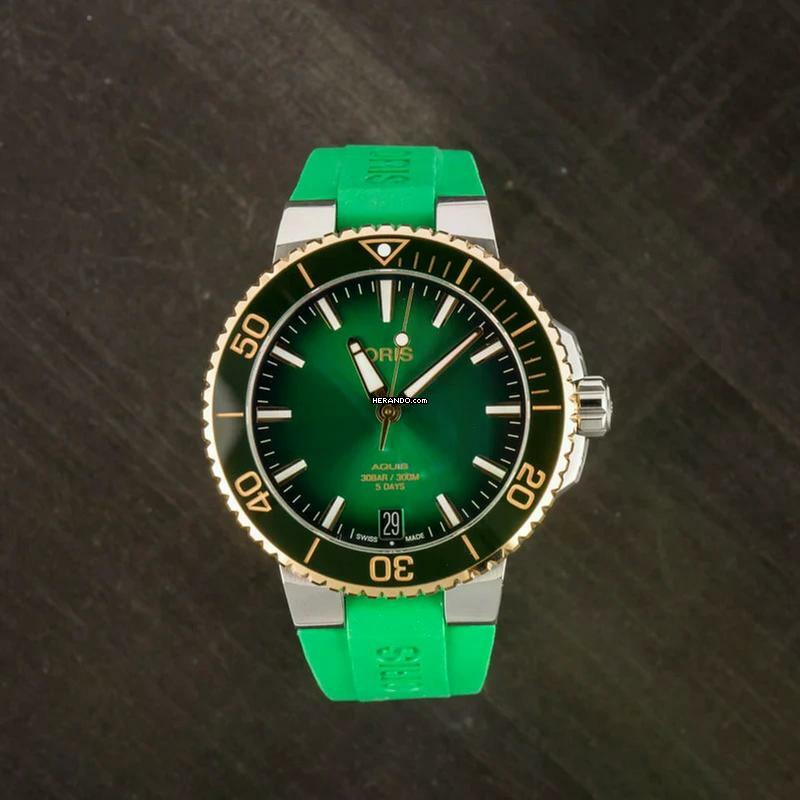  Oris Aquis Date 01 400 7769 6357-07 4 22 77fc Aquis Date Calibre NEW FULL SET 