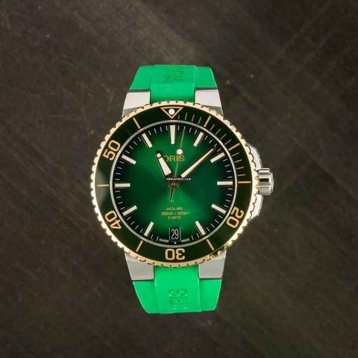  Oris Aquis Date 01 400 7769 6357-07 4 22 77fc Aquis Date Calibre NEW FULL SET 