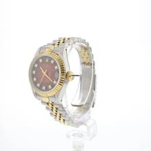 Thumbnail von Rolex Lady-Datejust 26 Steel/Gold Red Vignette Diamond Dial