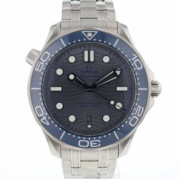  Omega Seamaster Diver 300 M Grey Wave Dial 41MM Automatic 