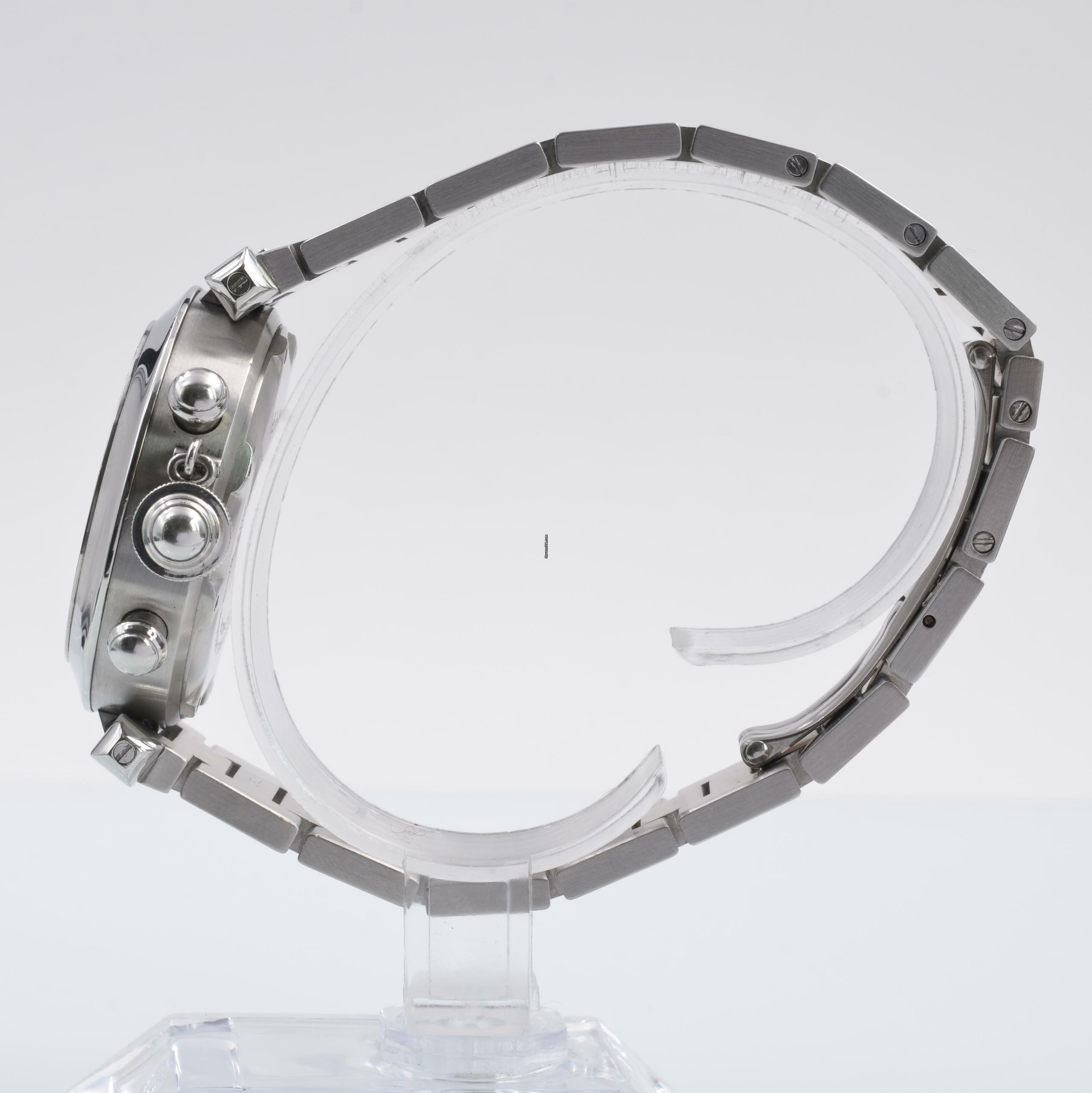 Thumbnail von Cartier Pasha C chronograph 2412 white dial Automatic 2009