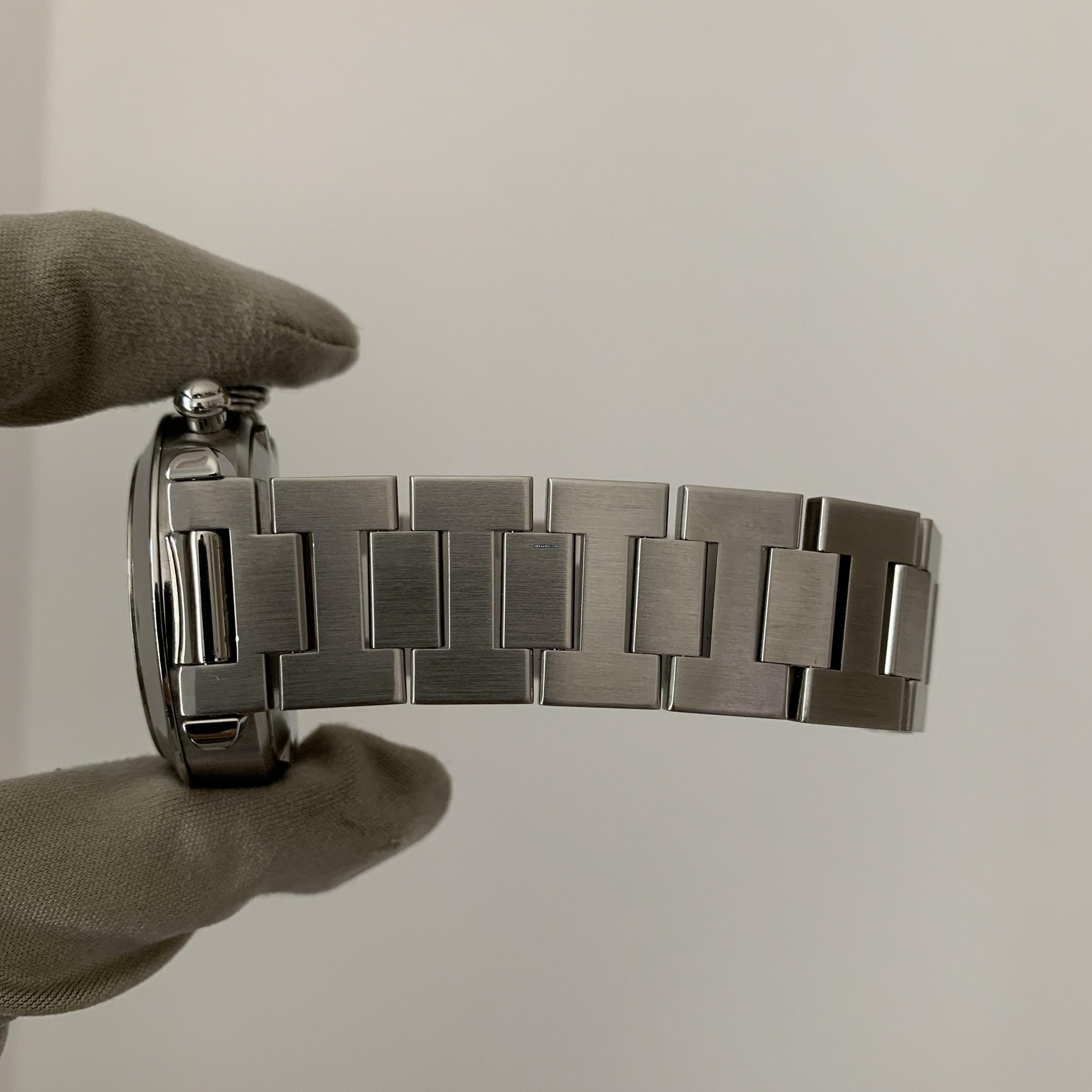 Thumbnail von Cartier Pasha C chronograph 2412 white dial Automatic 2009