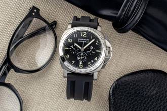 Thumbnail von Panerai Luminor Chrono 40 Titan Chronograph Automatik Herrenuhr Ref. PAM00074