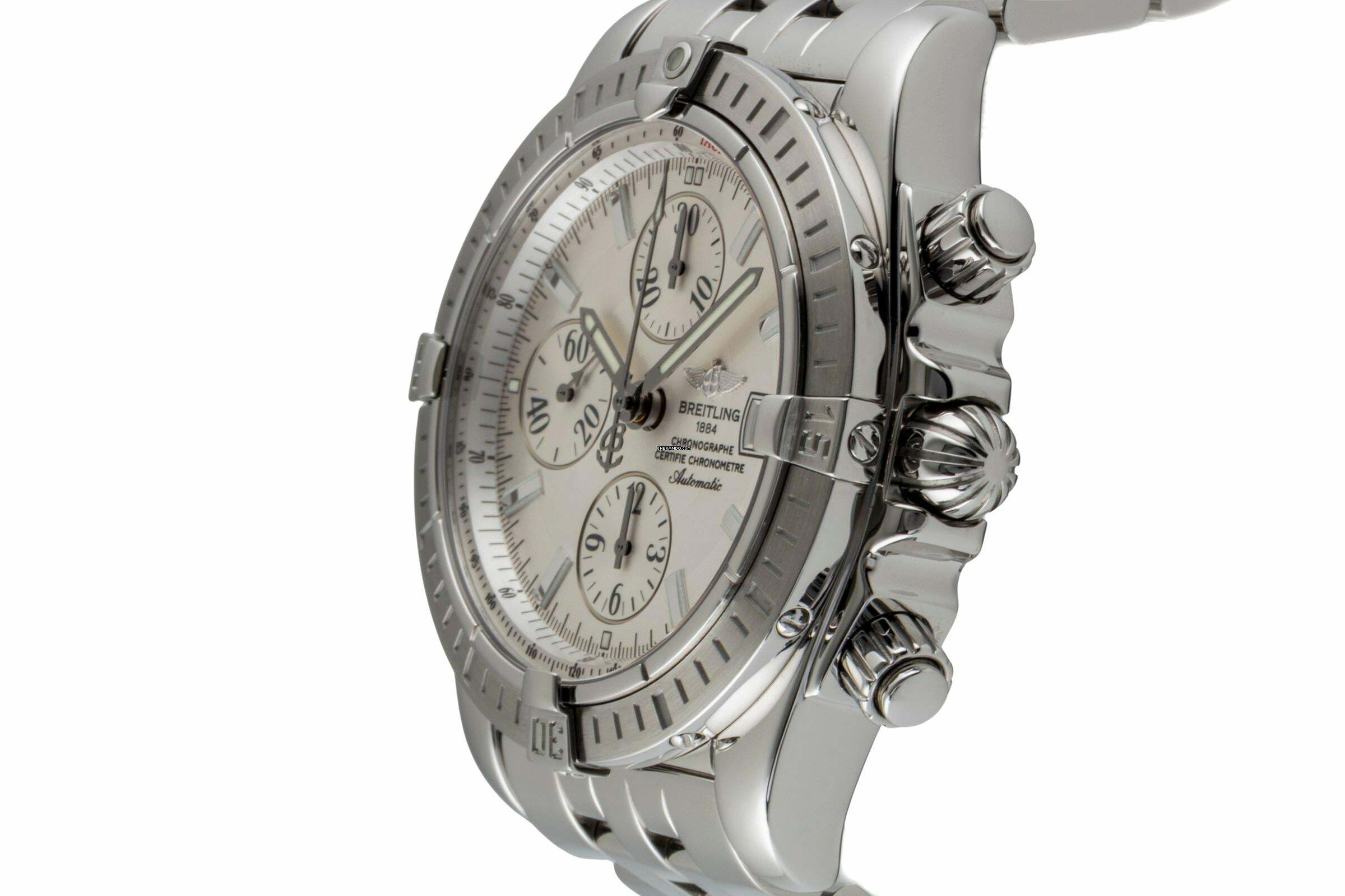 Thumbnail von Breitling Chronomat Evolution Chronograph Stahl Automatik Ref. A13356 Papiere
