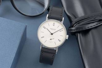 Thumbnail von NOMOS Tangente Stahl Handaufzug Ref. 101 Box und Papiere 1993