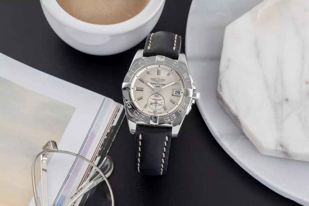  Breitling Galactic 36 Edelstahl Automatik Herrenuhr Ref. A37330 Klassiker 