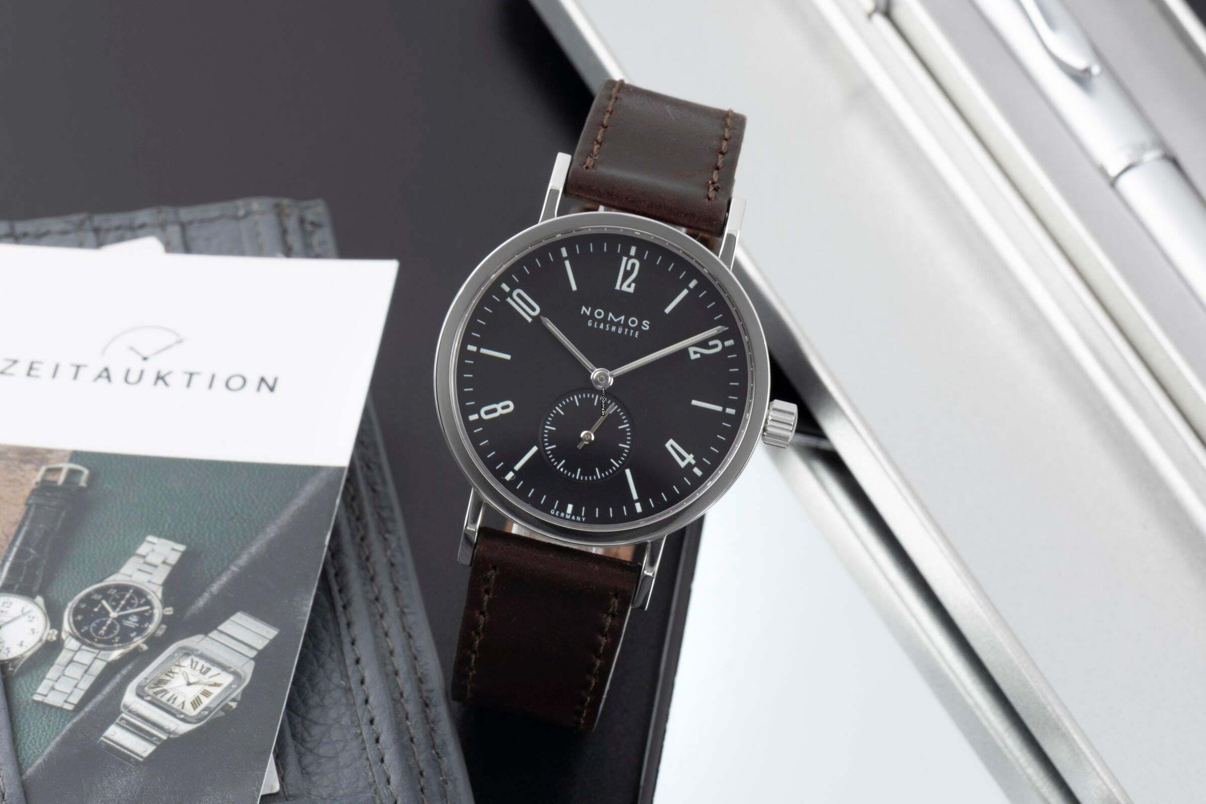 Thumbnail von NOMOS Tangente Sport Glühwürmchen - Wempe 100 Limited Box und Papiere