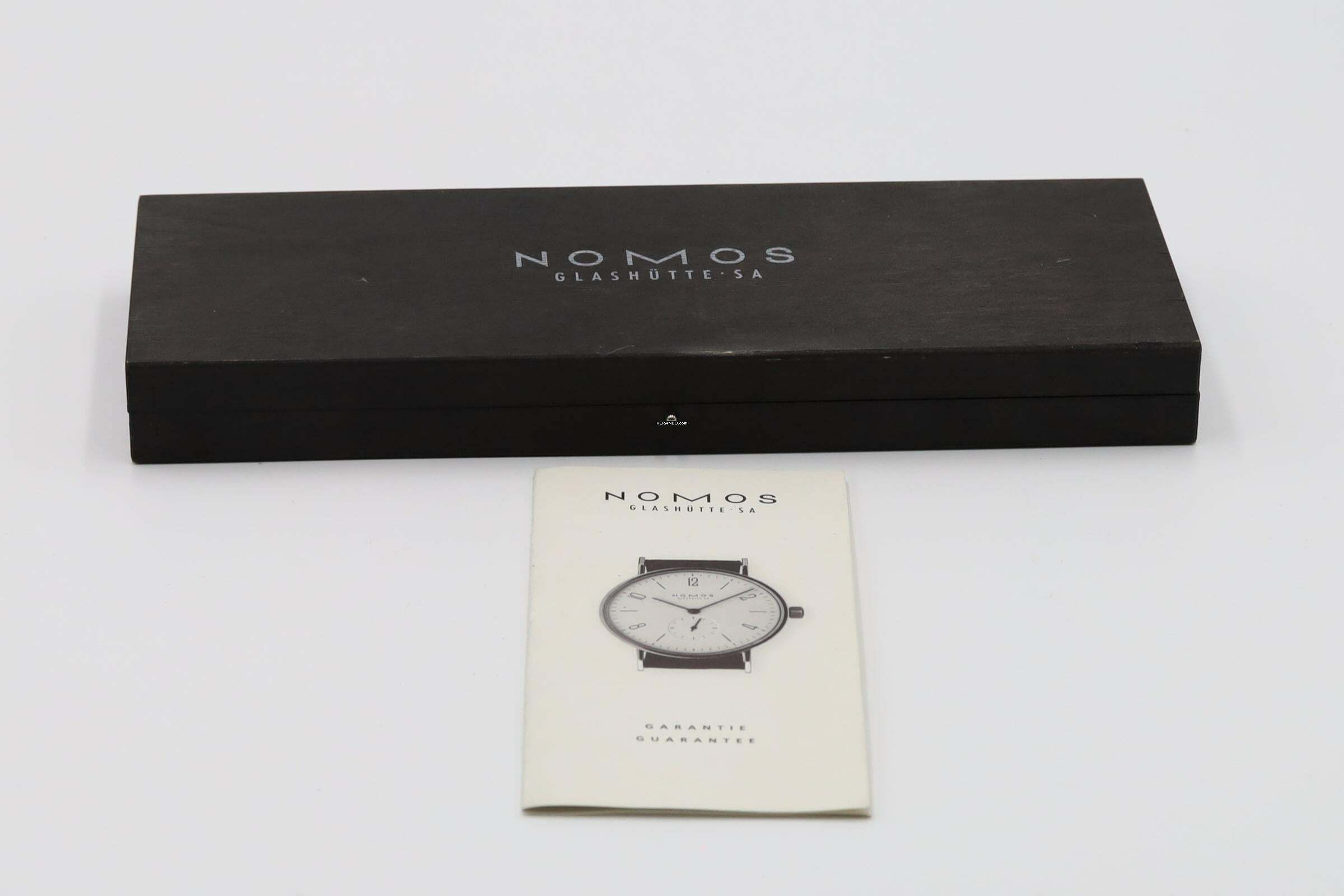 Thumbnail von NOMOS Tangente EXPO 2000 Stahl Handaufzug limited Box und Papiere 1998