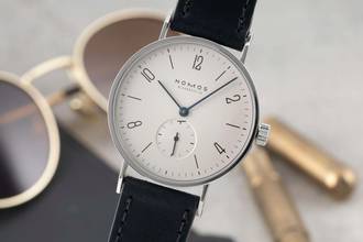 Thumbnail von NOMOS Tangente EXPO 2000 Stahl Handaufzug limited Box und Papiere 1998