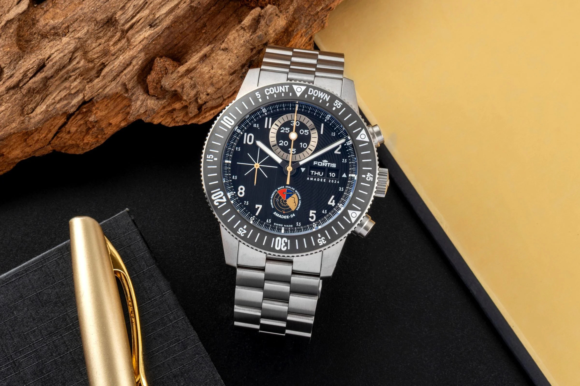 Thumbnail von Fortis Novonaut AMADEE-24 Limited Edition Herrenuhr F2040016 B&P