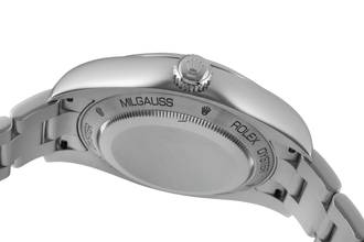 Thumbnail von Rolex Milgauss Black Dial Stahl Automatik Ref. 116400 V-Serie B&P 2009 LC 100