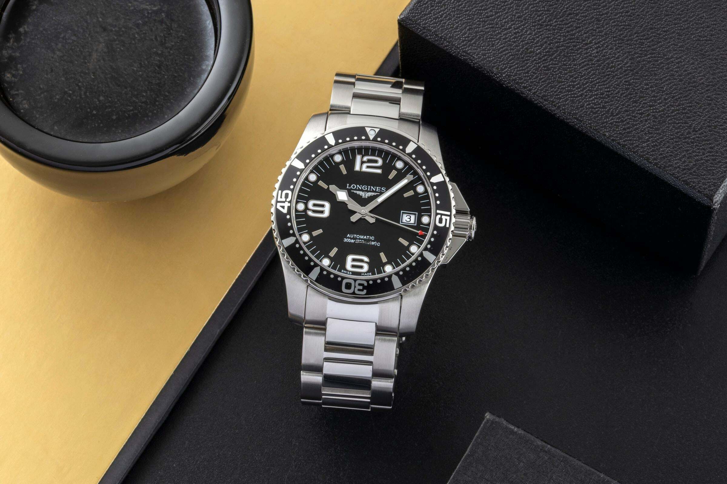 Thumbnail von Longines HydroConquest Hydro Conquest Stahl Automatik Ref. L3.742.4.56.6 B&P 2020