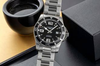 Thumbnail von Longines HydroConquest Hydro Conquest Stahl Automatik Ref. L3.742.4.56.6 B&P 2020