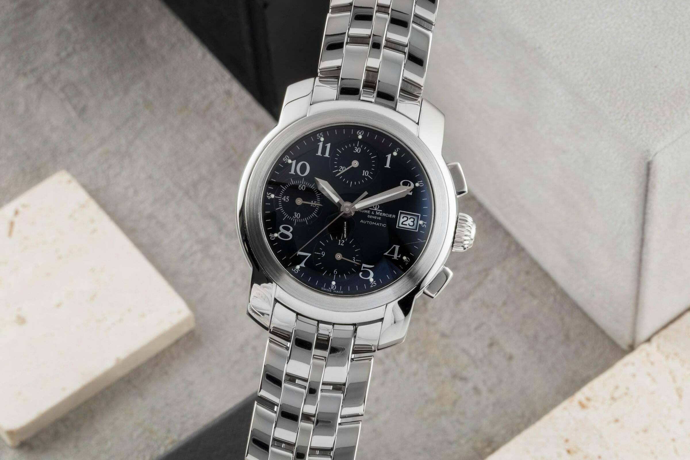 Thumbnail von Baume & Mercier Capeland Chronograph Edelstahl Ref. MV045216 B&P