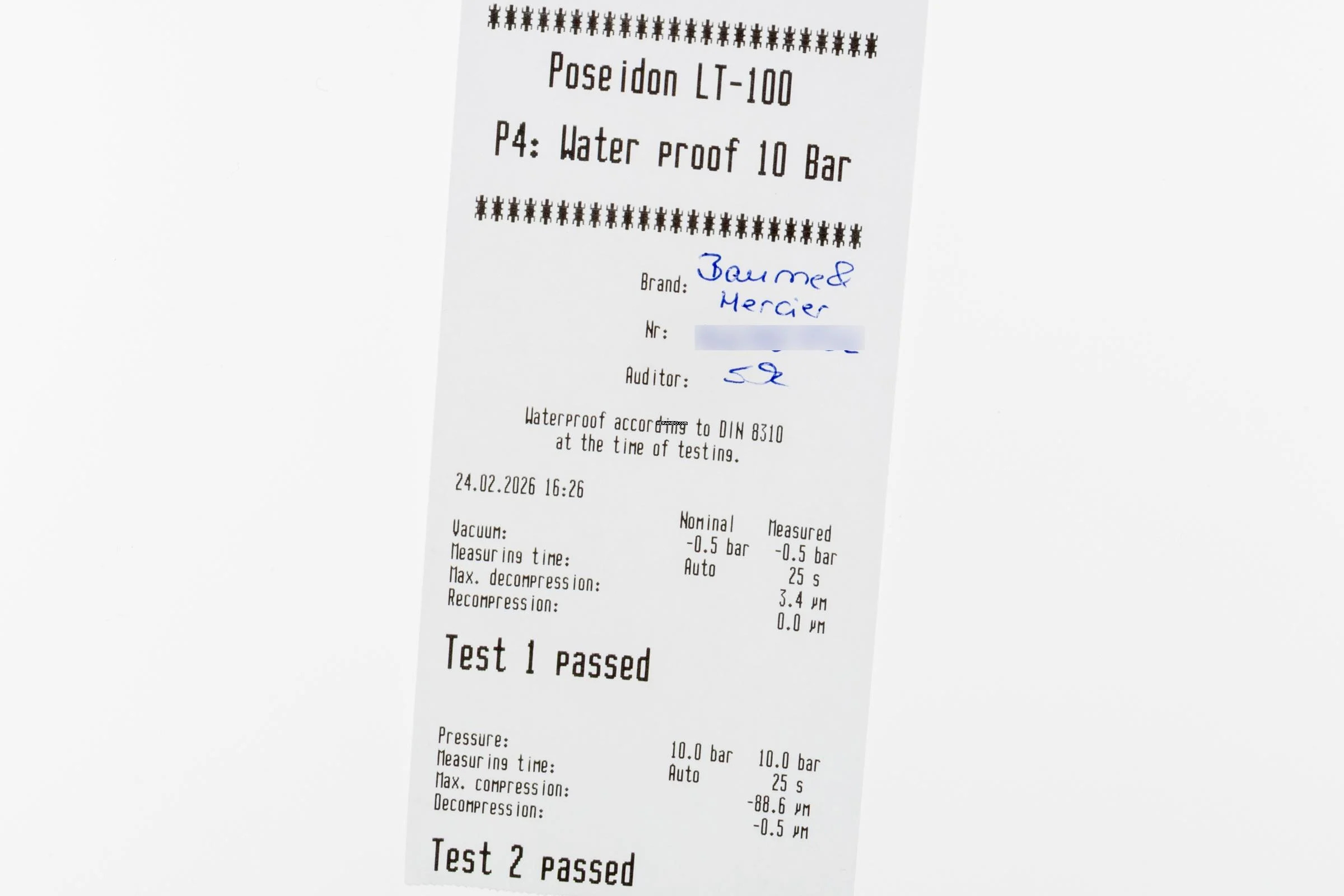 Thumbnail von Baume & Mercier Capeland Chronograph Edelstahl Ref. MV045216 B&P