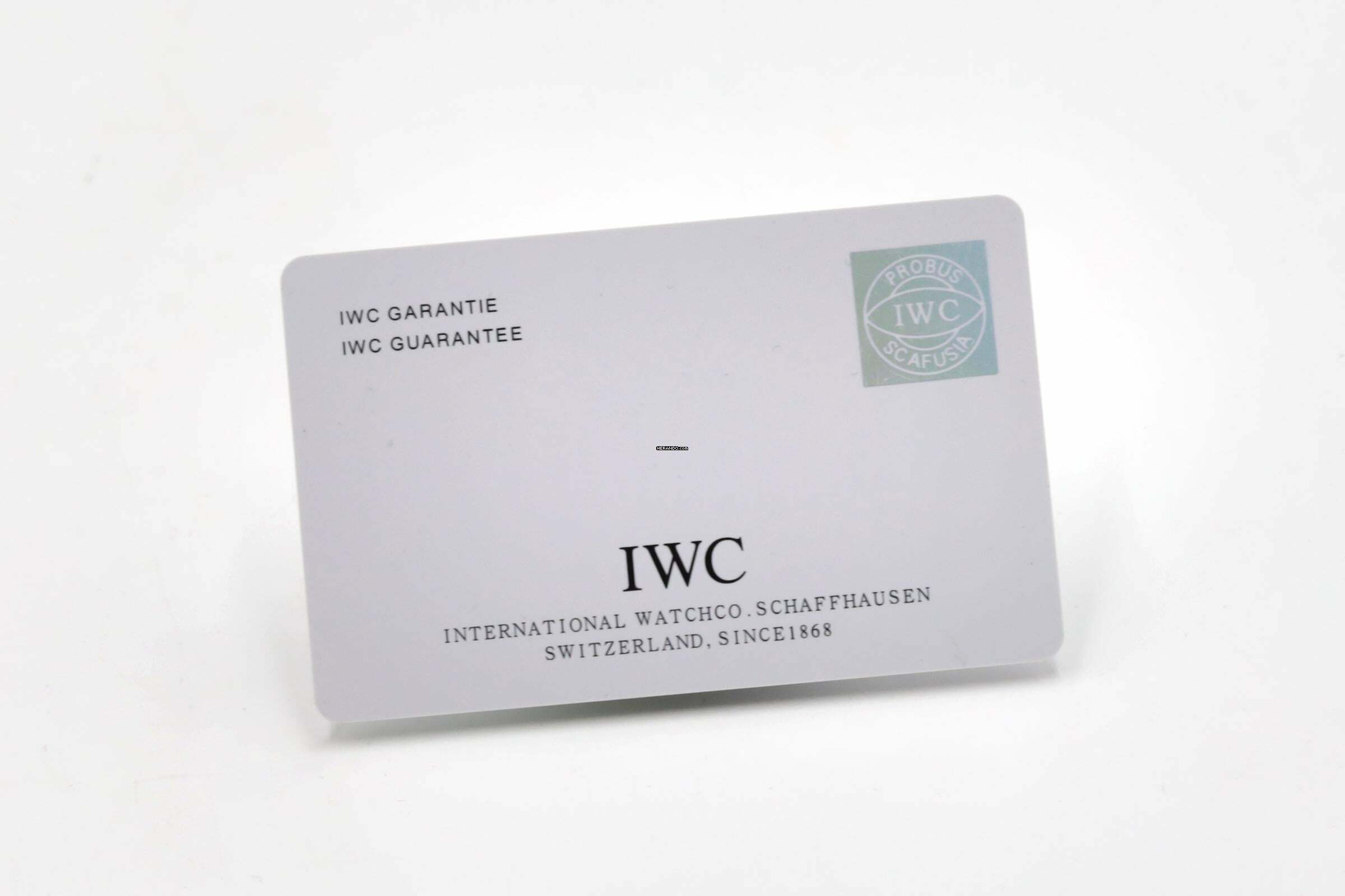 Thumbnail von IWC Portofino Automatic 18k Weissgold Automatik Ref. IW356512 Papiere 2012