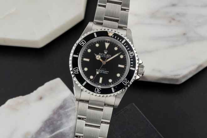  Rolex Submariner (No Date) Stahl Automatik Herrenuhr Ref. 14060 W-Serie 
