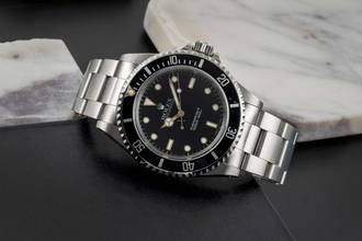 Thumbnail von Rolex Submariner (No Date) Stahl Automatik Herrenuhr Ref. 14060 W-Serie