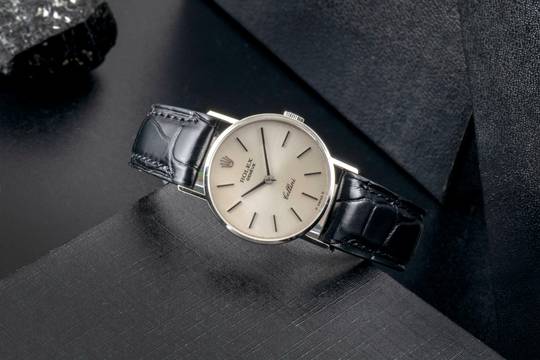  Rolex Cellini Lady 18K (0,750) Weissgold Handaufzug Ref. 3810 