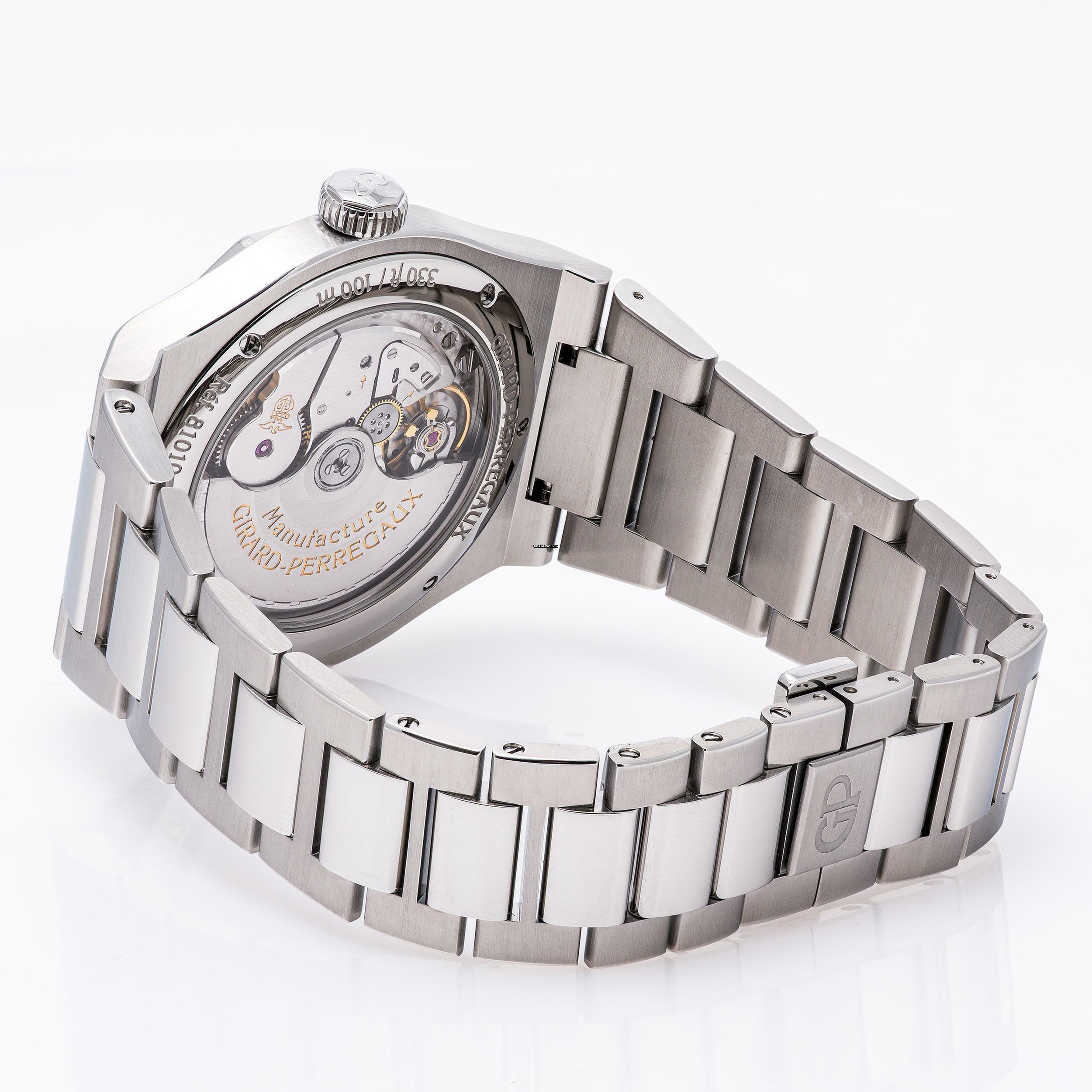 Thumbnail von Girard Perregaux Laureato 42mm Blue – 81010-11-431-11A – like NEW – 08/2022 Full Set