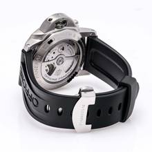 Thumbnail von Panerai Luminor 1950 3 Days GMT Automatic 44 – PAM 00329– like NEW – 12/2011 Full Set