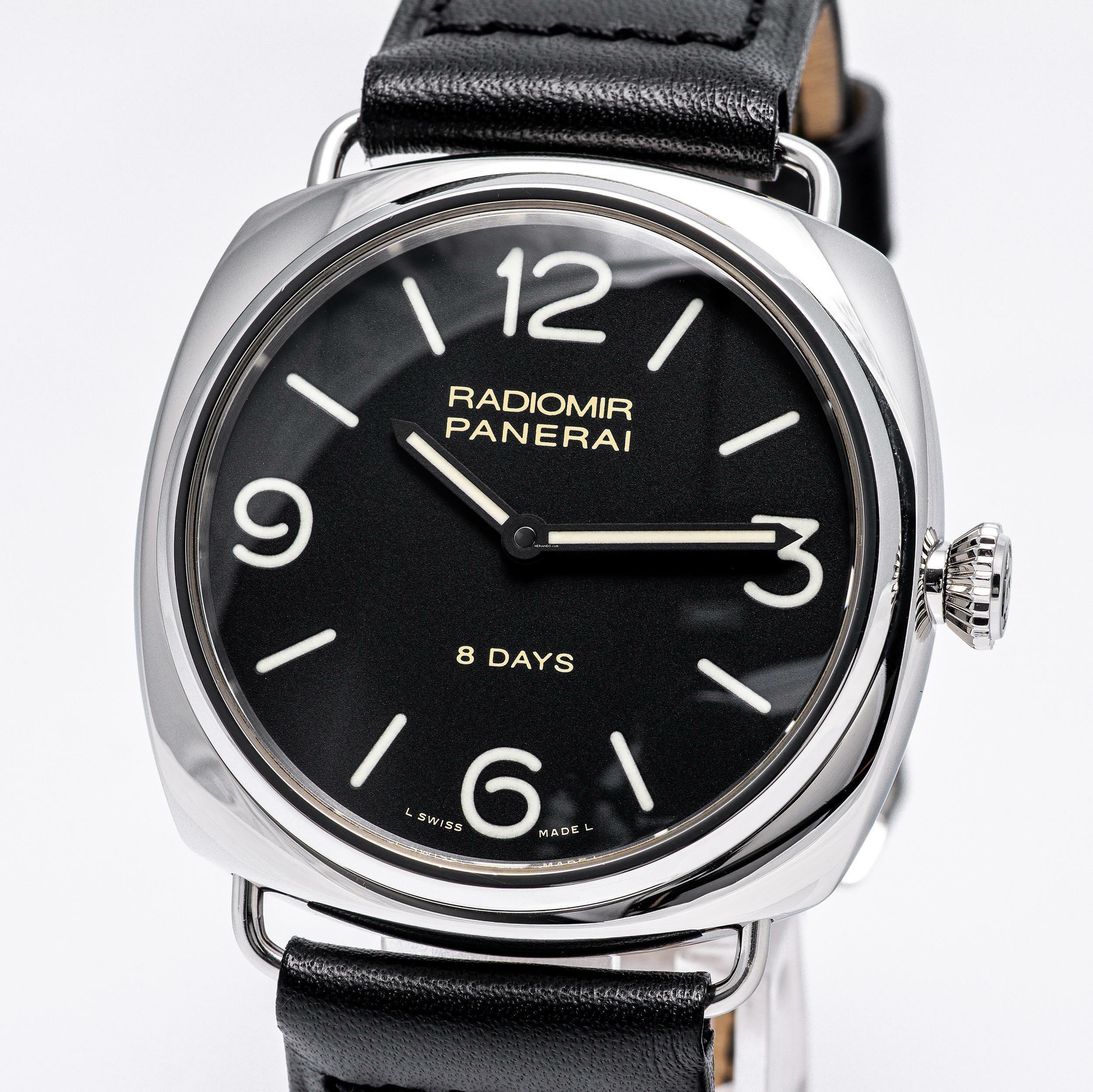  Panerai Radiomir 8 Days 45 – PAM 00610 – like NEW – 04/2018 Full Set 