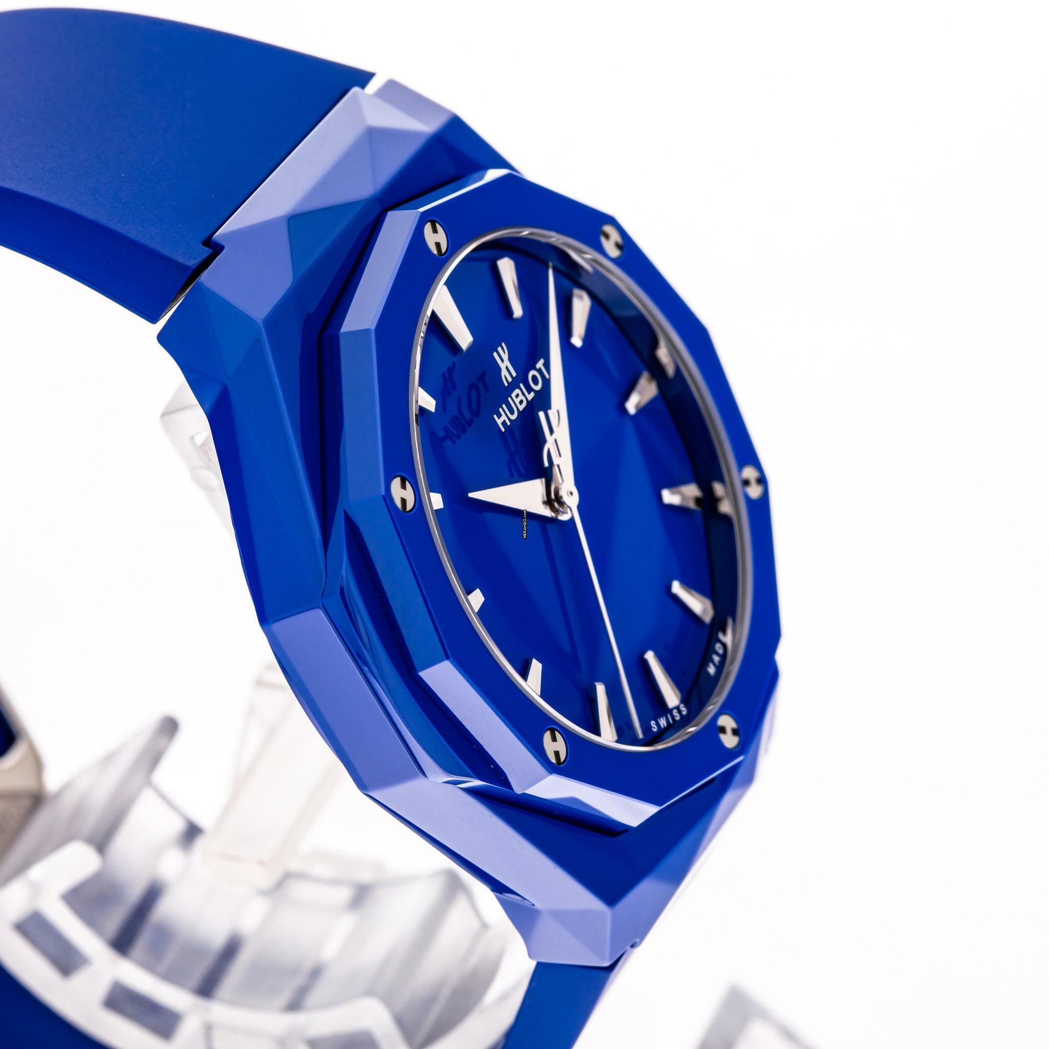 Thumbnail von Hublot Classic Fusion Blue Orlinski Blue 40mm – 550.ES.5100.RX.ORL21 – NEW & Unworn – 2025 Full Set