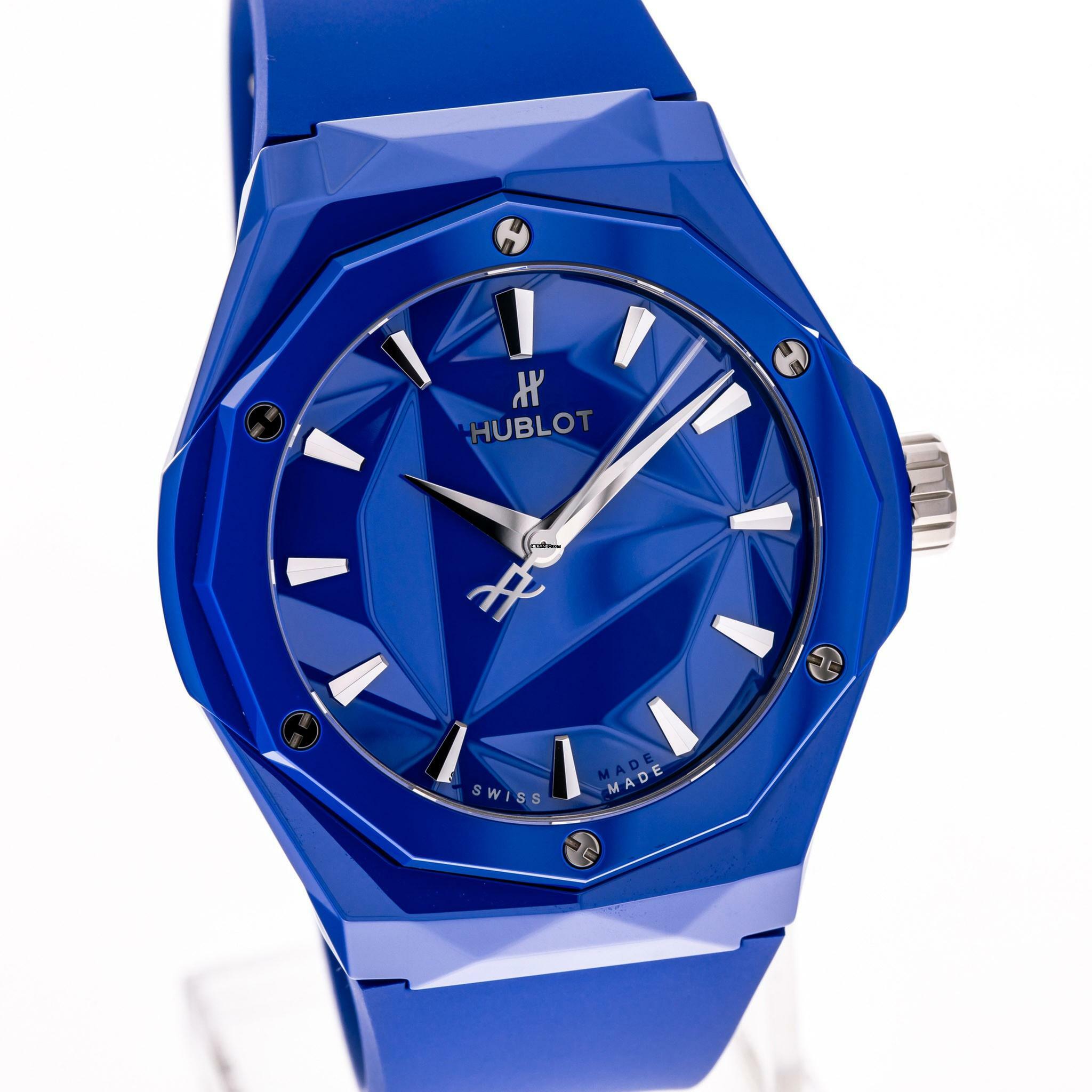Thumbnail von Hublot Classic Fusion Blue Orlinski Blue 40mm – 550.ES.5100.RX.ORL21 – NEW & Unworn – 2025 Full Set