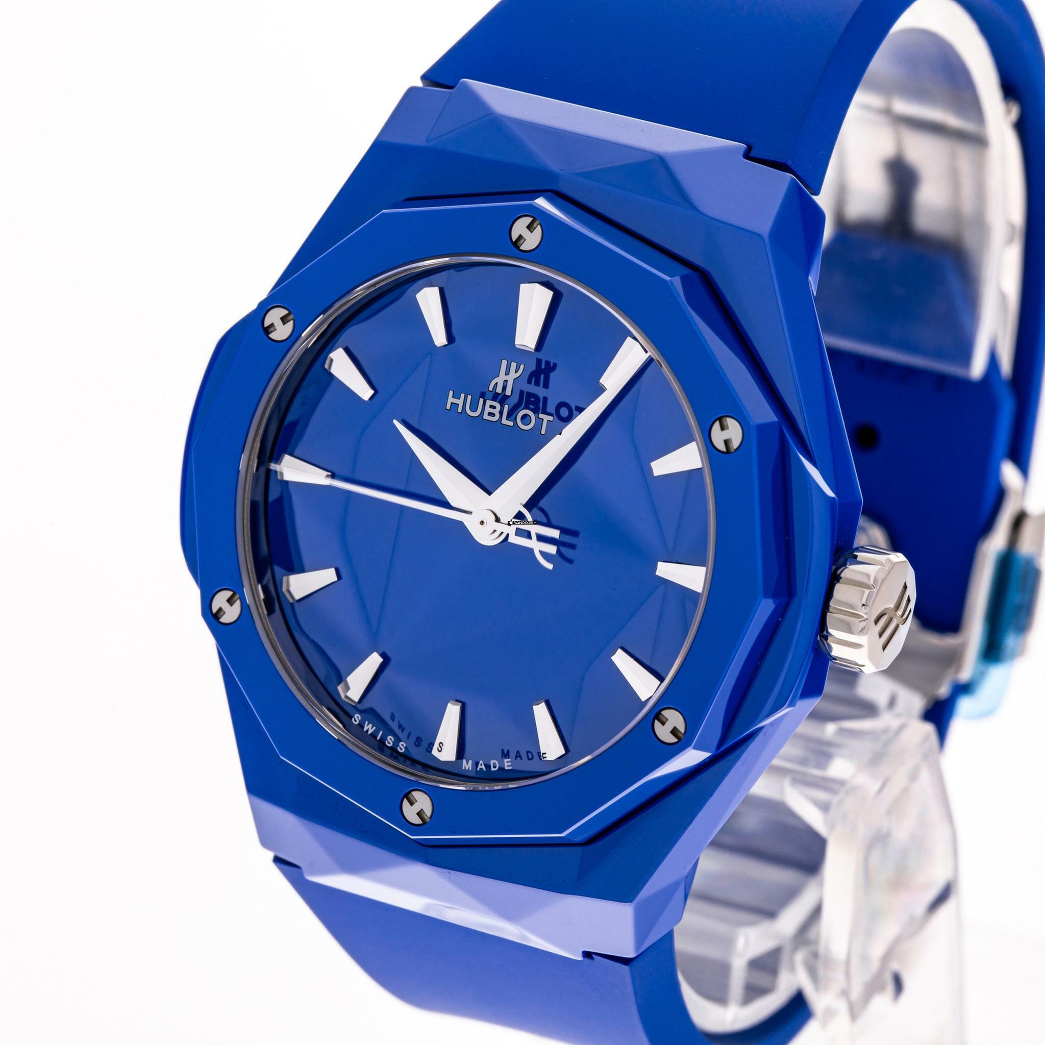 Thumbnail von Hublot Classic Fusion Blue Orlinski Blue 40mm – 550.ES.5100.RX.ORL21 – NEW & Unworn – 2025 Full Set