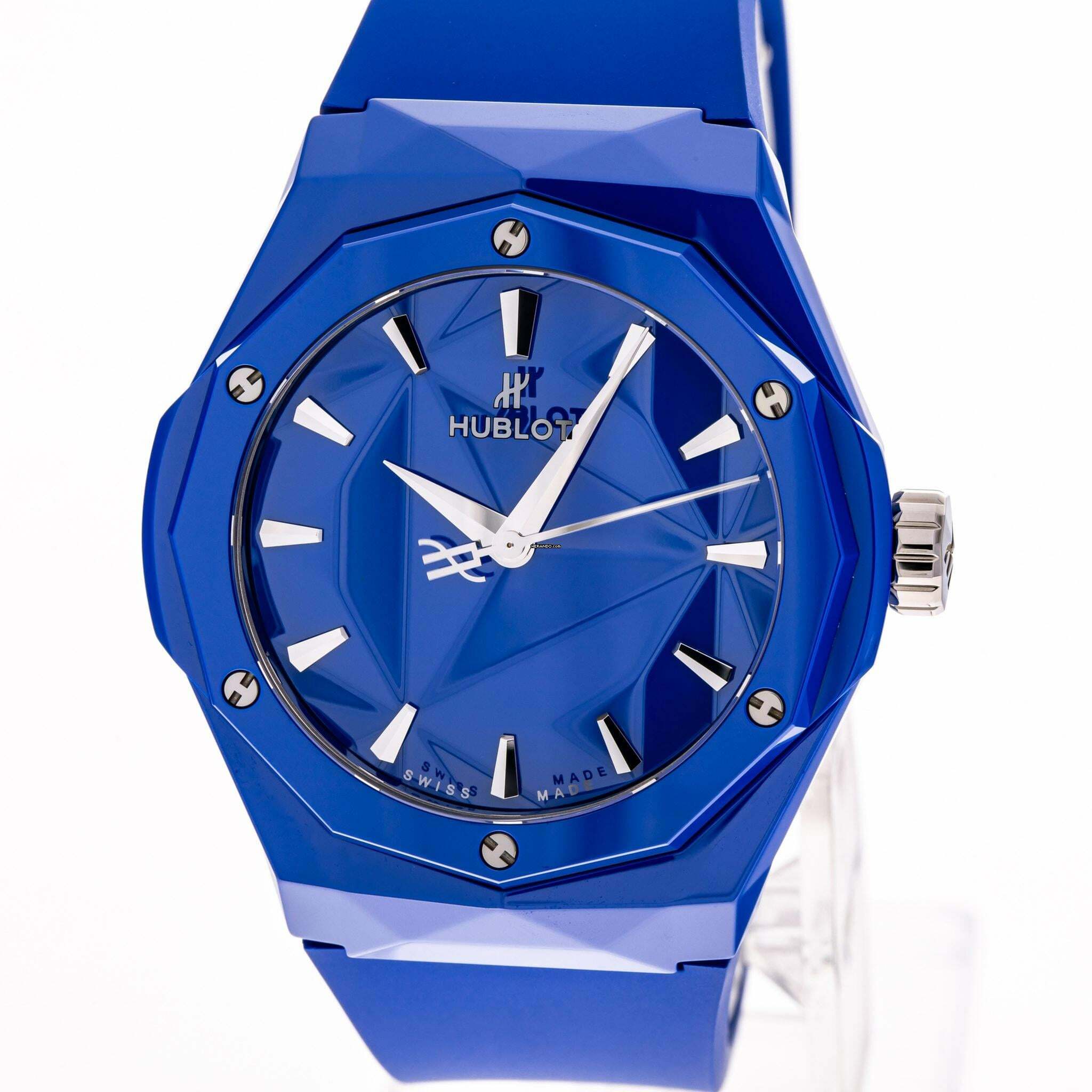  Hublot Classic Fusion Blue Orlinski Blue 40mm – 550.ES.5100.RX.ORL21 – NEW & Unworn – 2025 Full Set 