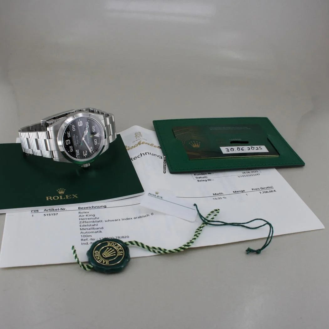 Thumbnail von Rolex Air King Automatik Chronometer absolutes Full Set neuwertiger Zustand
