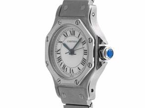 Thumbnail von Cartier Santos Octagon PM kleines Modell Ref.187903 1992 Full Set sehr gut Vintage Santos Octagon PM kleines Modell Automatic