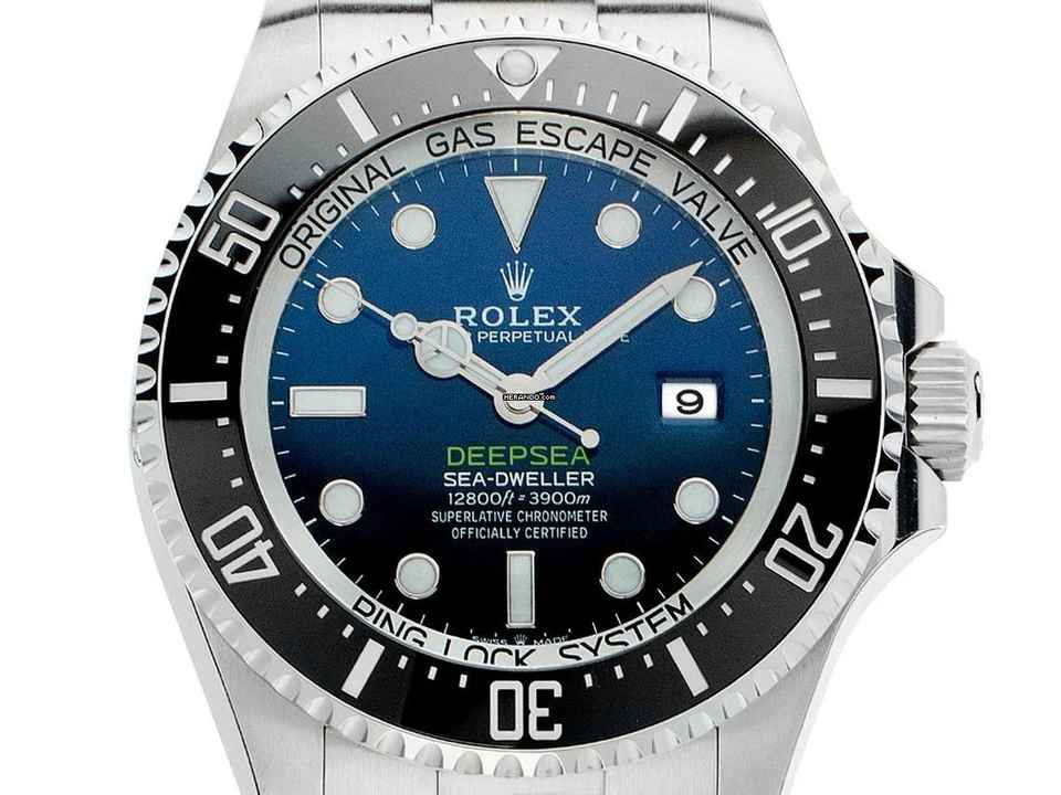  Rolex Sea-Dweller Deepsea Deep Blue James Cameron Ref.136660 2023 Full Set wie Neu Deepsea Deep Blue James Cameron 