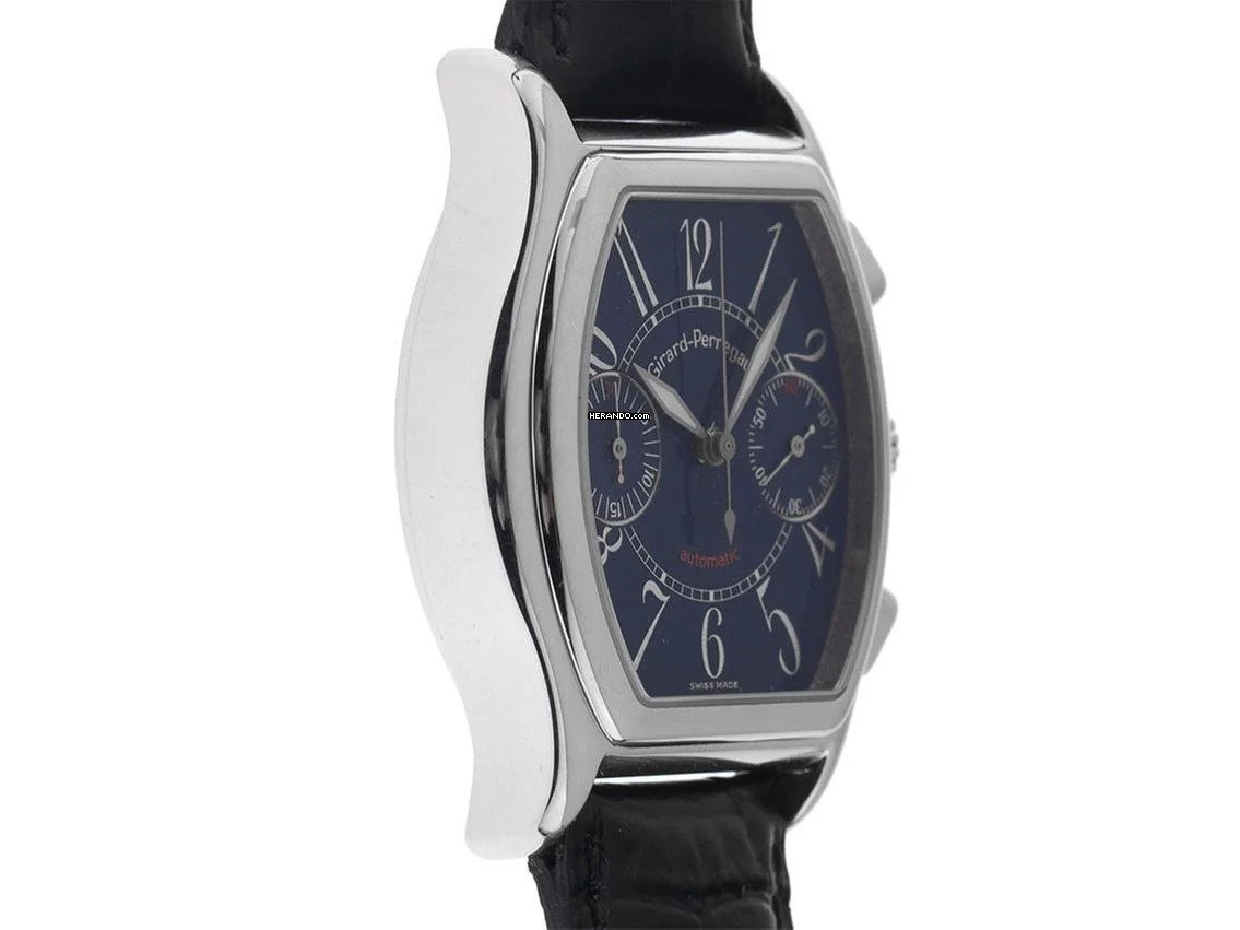 Thumbnail von Girard Perregaux Richeville Ref.2750 1996 Box&Beschreibung sehr gut Vintage Richeville Automatik Chronograph